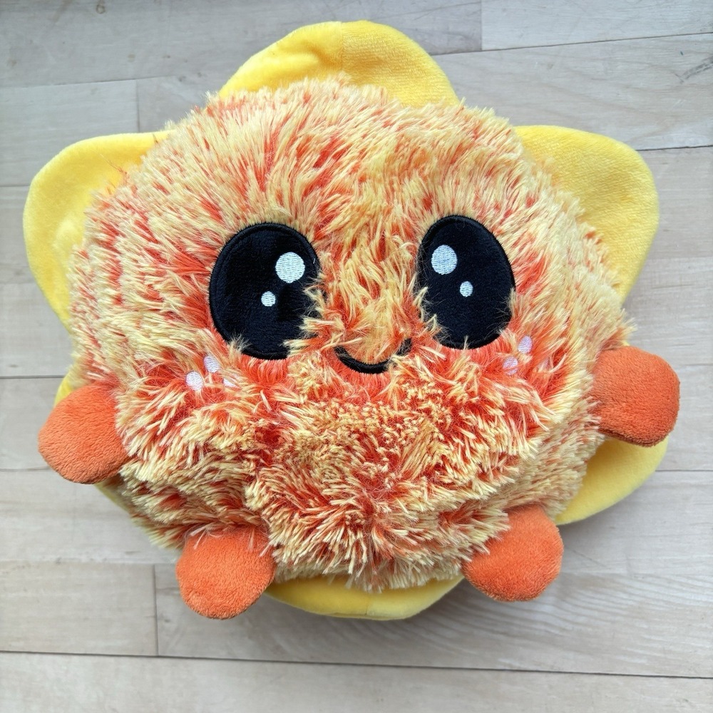 Fiesta Gumballs Sun Plush 10 Inch Yellow Orange Cute Eyes L07804 RARE